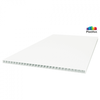 Сотовый поликарбонат ROYALPLAST, цвет белый-матовый, размер 2100x6000 мм, толщина 6 мм