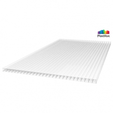 Сотовый поликарбонат SUNNEX, цвет прозрачный "колотый-лёд", размер 2100x12000 мм, толщина 8 мм